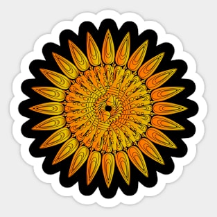 Coloring Mandala Sticker